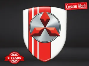 Mitsubishi Car Logo Stickers Max Durable Stylish Pro Design